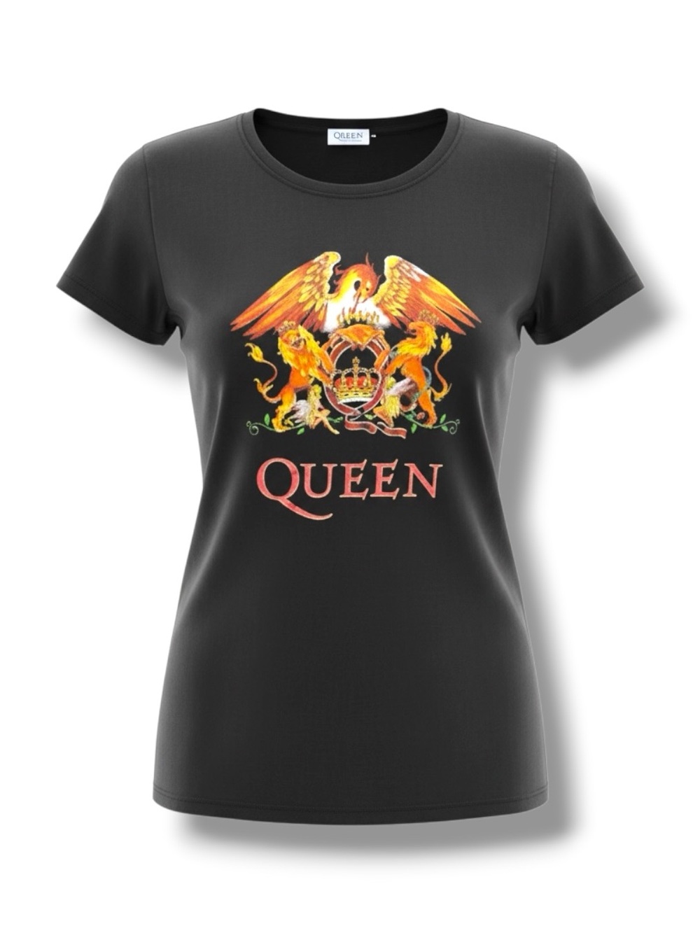 Queen Graphic Short Sleeve Tee, Black, Size S